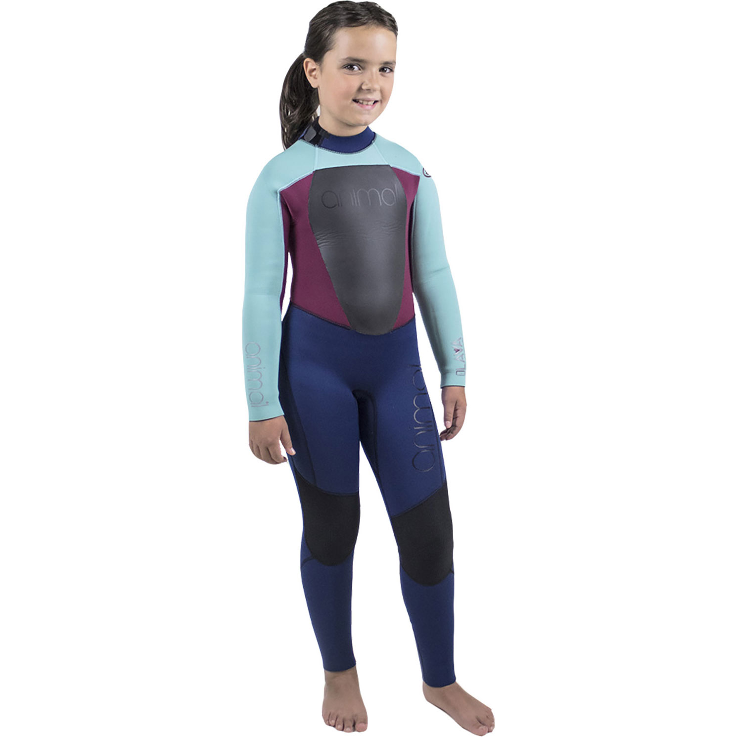 Animal Junior Girls LAVA 5/4/3mm GBS BZ Wetsuit 2020 - Dark Blue ...