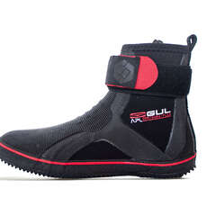 Gul APL 5mm Pro Lace Boot - Black/Red