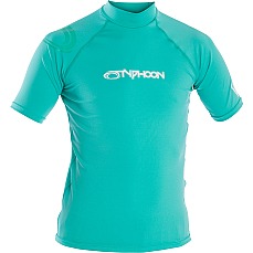 Typhoon Junior Short Sleeve Rash Vest - Aqua Green 430075 Typhoon Junior Short Sleeve Rash Vest - Aqua Green 430075