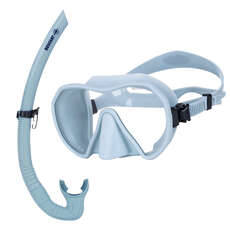 Beuchat Maxlux S Mask & Snorkel Set - Light Blue