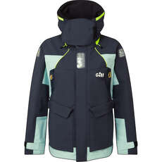 Gill Womens OS2 Offshore / Coastal Sailing Jacket - Navy/Eggshell OS26J