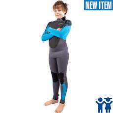 Gul Junior Response 3/2mm Backzip Wetsuit - Grey/Blue RE1322 Gul Junior Response 3/2mm Backzip Wetsuit - Grey/Blue RE1322