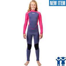 Gul Junior Response NatuR 3/2mm Backzip Wetsuit - Blue/Pink Gul Junior Response NatuR 3/2mm Backzip Wetsuit - Blue/Pink