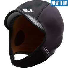 Gul Peaked 3mm Peaked Surf Cap - Black HO0305 Gul Peaked 3mm Peaked Surf Cap - Black HO0305