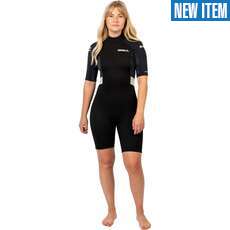Gul Womens Response NatuR 3/2mm Shorty Wetsuit - Black/ScatterPalm Gul Womens Response NatuR 3/2mm Shorty Wetsuit - Black/ScatterPalm