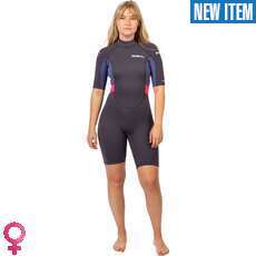 Gul Womens Response NatuR 3/2mm Shorty Wetsuit - Grey/Blue Gul Womens Response NatuR 3/2mm Shorty Wetsuit - Grey/Blue