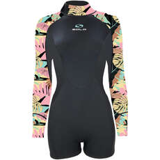 Sola Womens Ignite 3/2mm Springsuit Wetsuit - Summer Floral