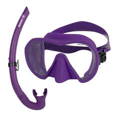 Beuchat Maxlux S Mask & Snorkel Set - Purple