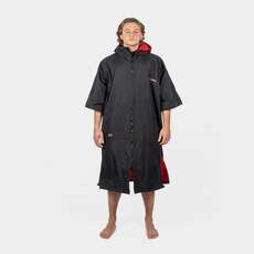 Gul Evo Robe Waterproof Hooded Changing Poncho - Black/Red