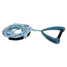 Hyperlite 25 Ft Storm Surf Rope with Handle - Blue