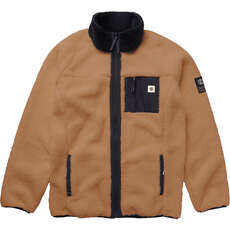 Mystic DTS Zip-Thru Teddy Fleece - Slate Brown