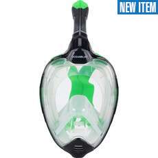 Ocean Blue Full Face Mask and Snorkel Set - Black Ocean Blue Full Face Mask and Snorkel Set - Black