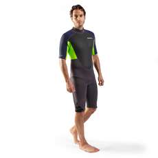 Gul Response 3/2mm FL Shorty Wetsuit  - Grey/Sulphur