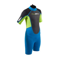 Gul Junior Response 3/2mm Shorty Wetsuit - Blue/Lime