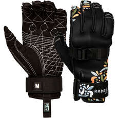 Radar Lyric Inside Out Waterski Glove - Black / Sea Blossom