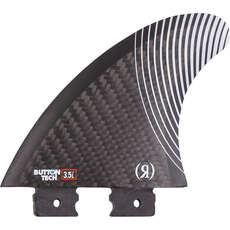 Ronix Wakesurfer Fins - Button Tech Fin - Floating Pivot