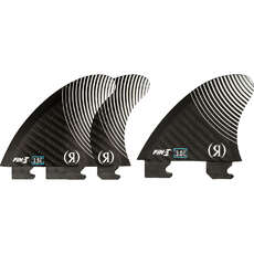 Ronix Wakesurfer Fins - Fin-S Fins - Floating Blueprint - 3 Pack