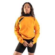 Gul Womens Gamma Taped Spraytop - Orange/Geo