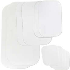 Polyester Self Adhesive Sail Repair Patches - White