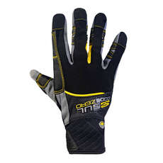 Gul Junior Summer Full Finger Sailing Gloves - Black/Yellow