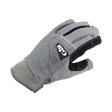 Gill Deckhand Short Finger Sailing Gloves - Grey Gill Deckhand Short Finger Sailing Gloves - Grey