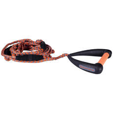 Hyperlite 25 Ft Pro Surf Rope with Handle - Orange